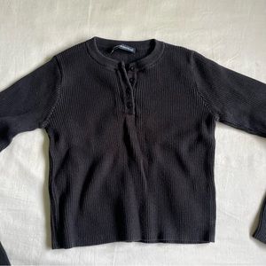 Black Brandy Melville Sweater Top